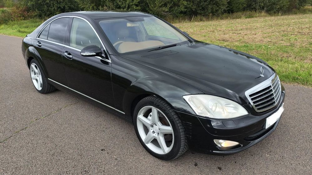 MERCEDES W221 3.0 CDI V6 106TYŚ MIL CZARNY C197 197 BRĄZOWA SKÓRA TAPICERKA WNĘTRZE CZĘŚCI