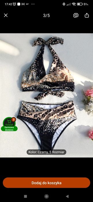 Strój kąpielowy damski