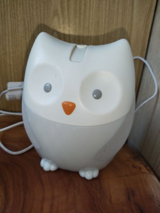 Музыкальный детский ночник сова, мобиль на коляску