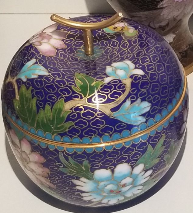 Cloisonné original - colecção 9 peças