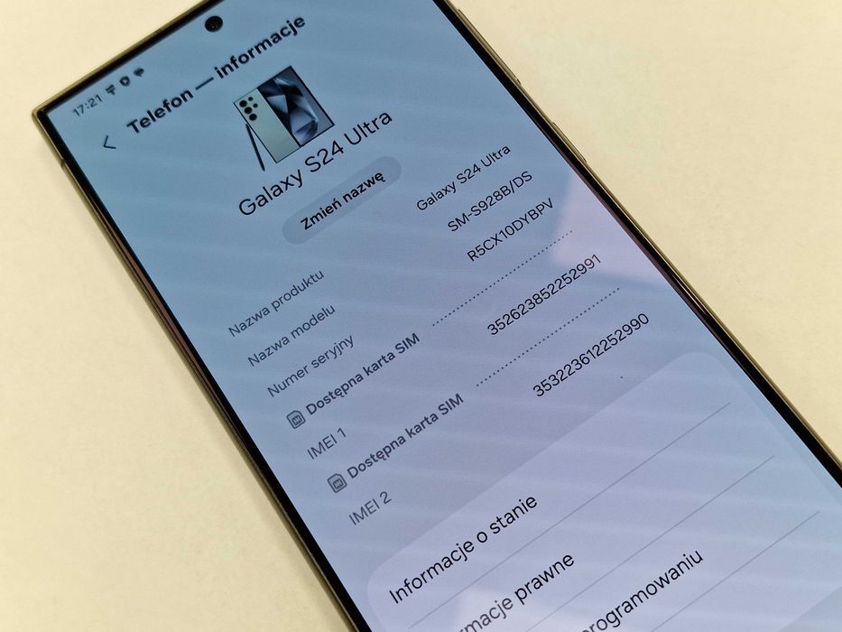 Samsung Galaxy S24 ULTRA/ 12GB/ 512GB/ Titanium Green/ Grade A + ładow