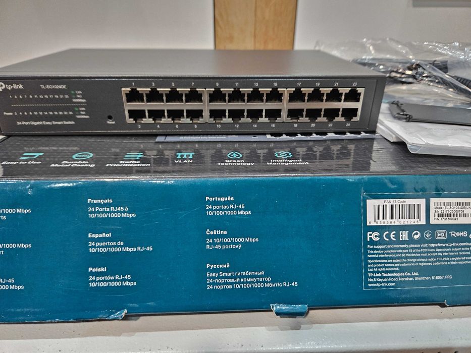 Switch TP-LINK TL-SG1024DE , 24 porty - FV23%