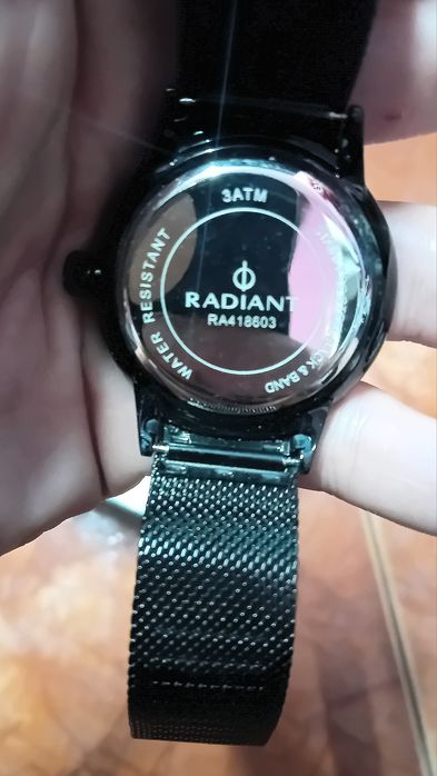 Relógio Radiant RA418603 Todo Preto – Como Novo (c/ Caixa Original)
