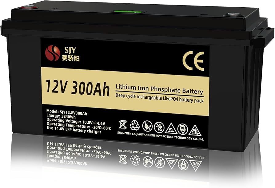 Акумулятор Lifepo4, SJY 12V 300Ah