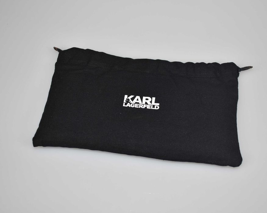 Karl Lagerfeld – portfel damski duży, brązowy