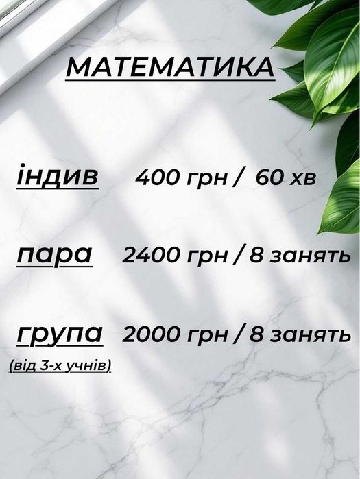 Репетитор, Математика у Pink Llama Club