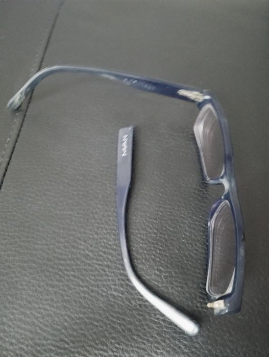 Okulary męskie -5,75 -  zniszczone, uszkodzone