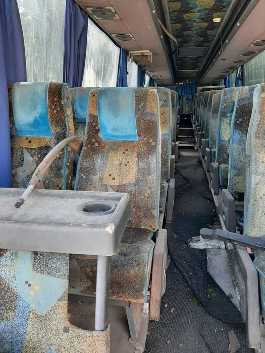 Автобус ВОЛЬВО после аварии на з/ч
