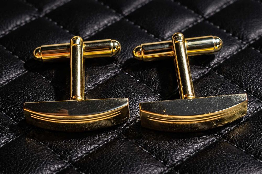 Чоловічі запонки Voronin • сріблястий колір