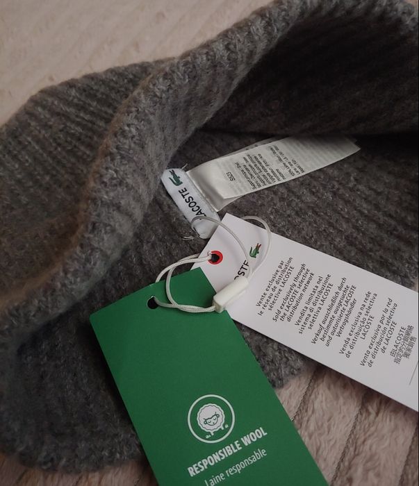 Шерстяная шапка Lacoste