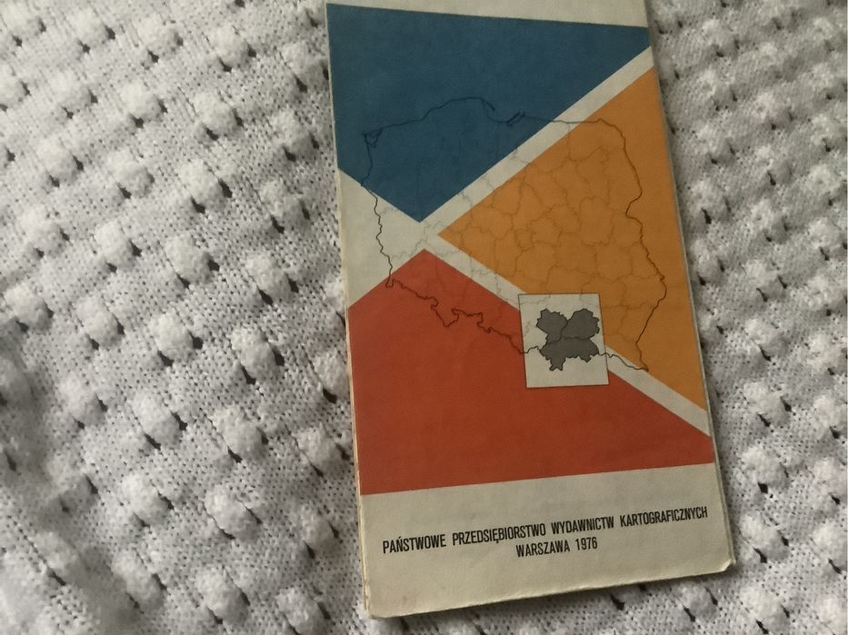 Mapa krajoznawczo samochodowa woj krakowskie nowosadeckie tarnowskie