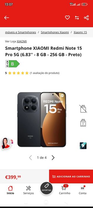 Xiaomi Redmi Note 15 Pro 5G 8GB 256GB