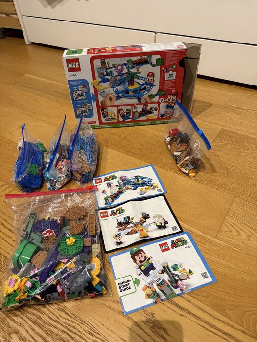 LEGO Super Mario 71387 (zestaw startowy) + 71397 + 71400