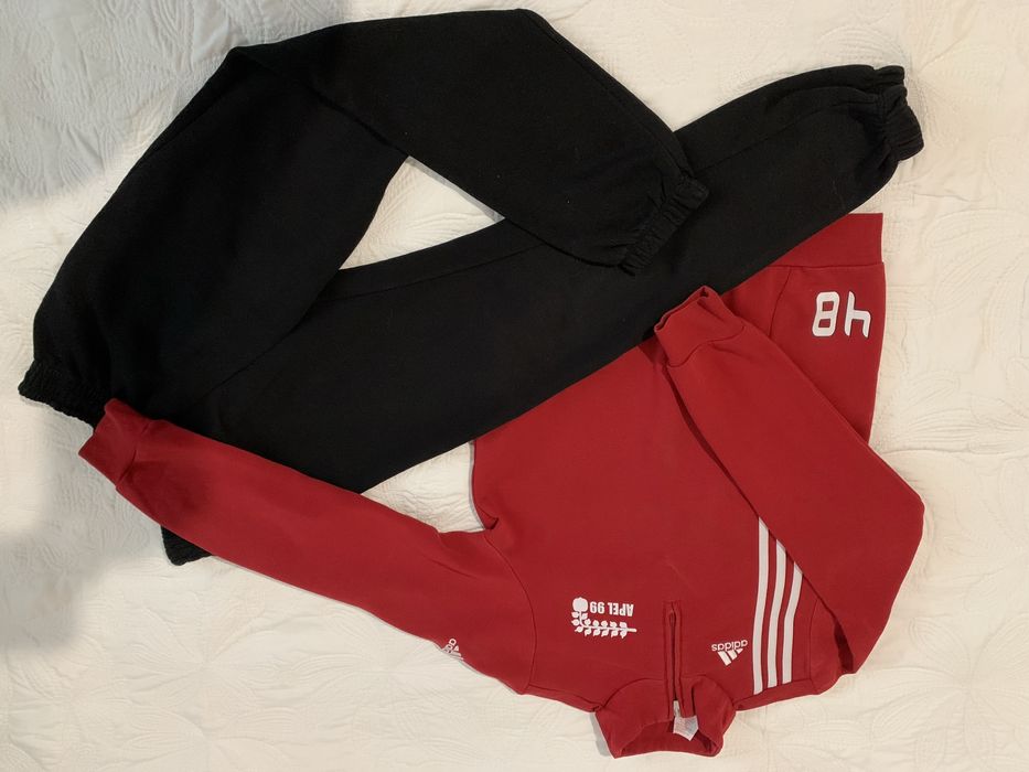 Спортивна тепла кофта Adidas та теплі штани Lefties на зріст 152 см.
