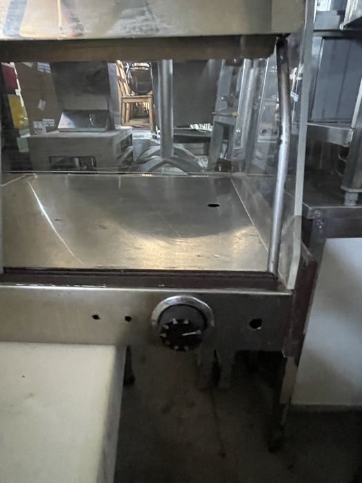 Expositor quente de produtos alimentares