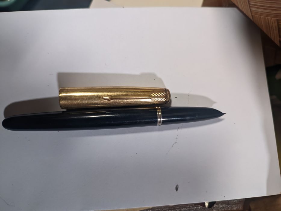 PARKER 51 Caneta AEROMETRIC preta dos anos 50
