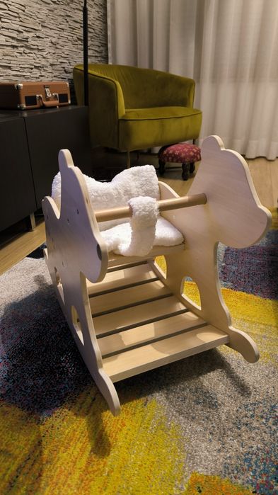 Baloiço de Madeira Infantil - Como Novo