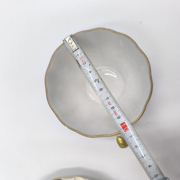 Łomonosow Talerzyk Filiżanka Porcelana