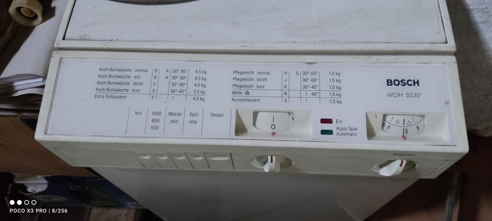 Пральна машина Bosch won 5530
