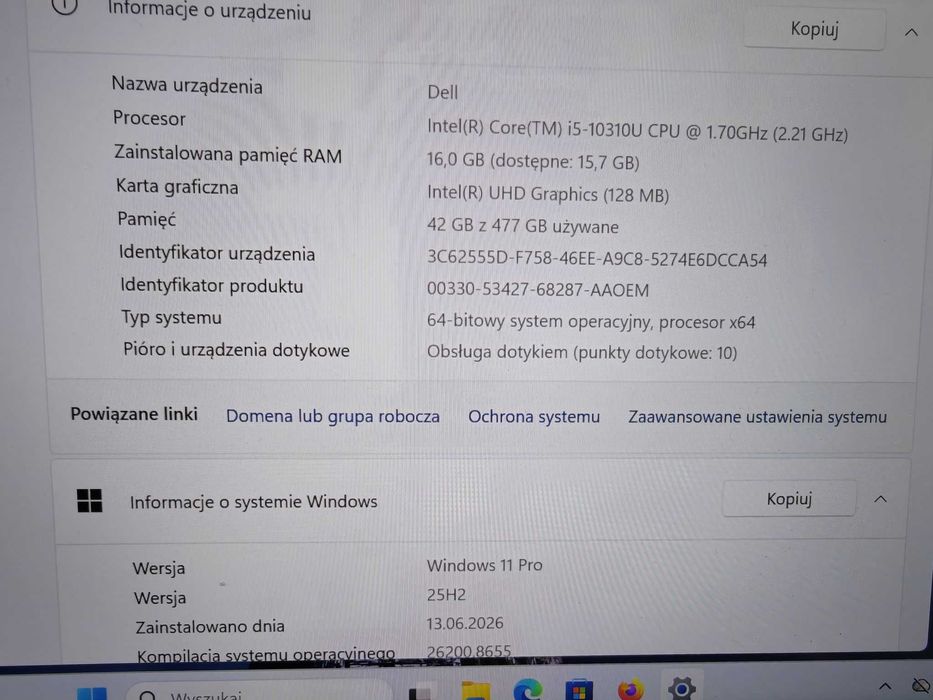 Dell Latitude 7410 i5-10310U-16GB/512 vPro 2in1