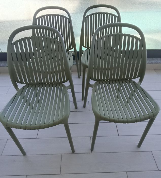 Cadeiras de varanda, jardim, terraço