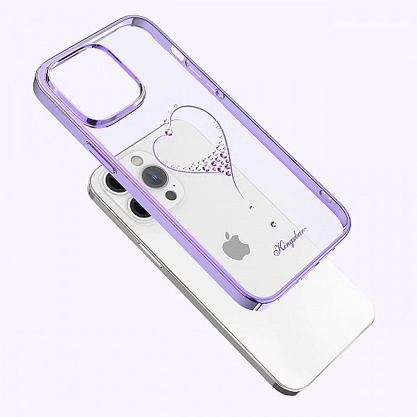 Etui silikonowe z kryształami Swarovski Kingxbar Wish Series do iPhone