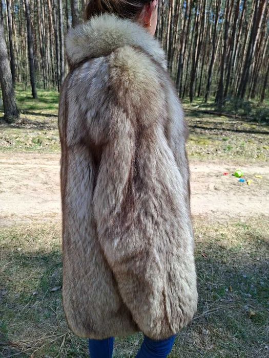 Futro naturalne z lisa, lisów