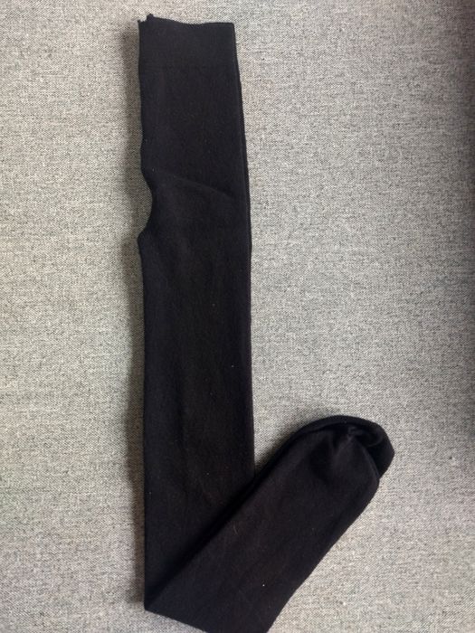 Rajstopy wełniane z wełny Merynosa Merino Wool. Rozmiar 3/M. Czarne.