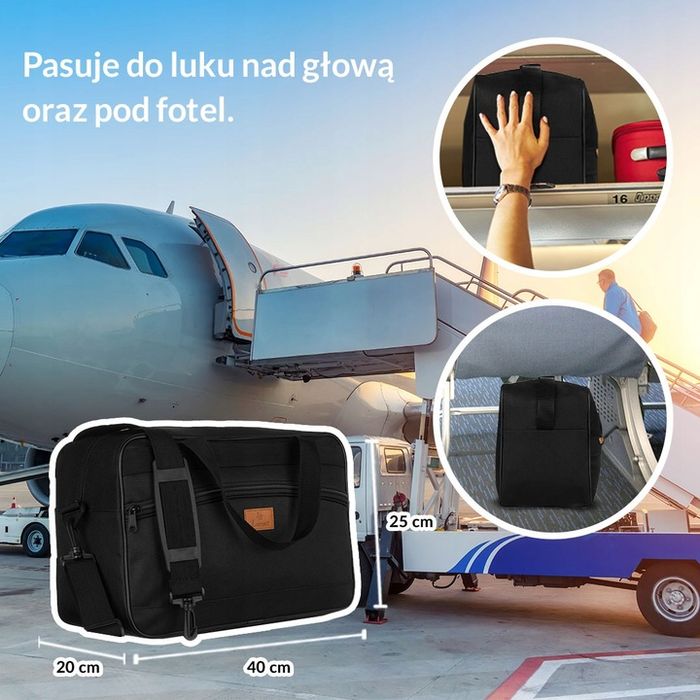 Torba Do Samolotu Bagaż Podręczny 40x20x25 Ryanair