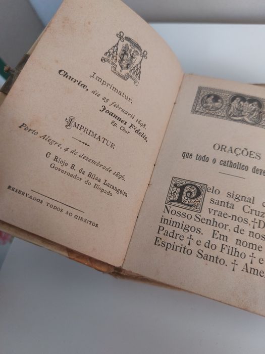Centenário! Meu Thesourinho Principais Orações da Vida Cristã 1896