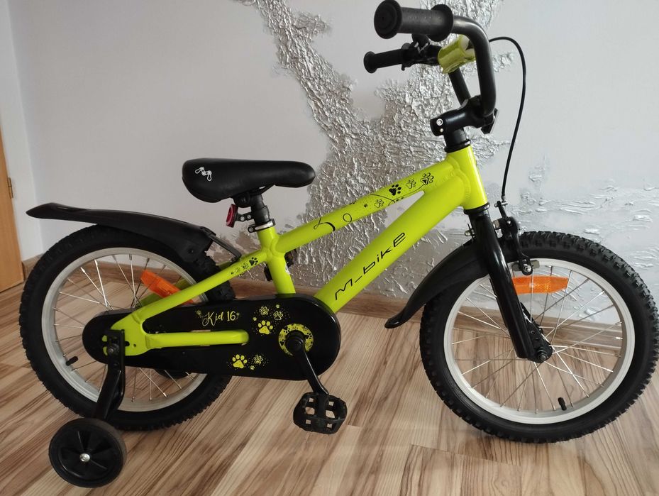 Rower Dziecięcy MBike Koła 16" +Kółka Boczne BDB Stan Po Serwisie !