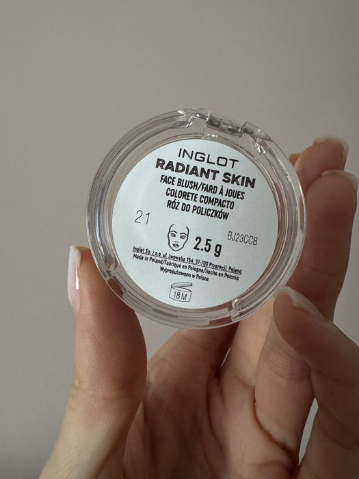 Róż do policzków INGLOT Radiant Skin 21