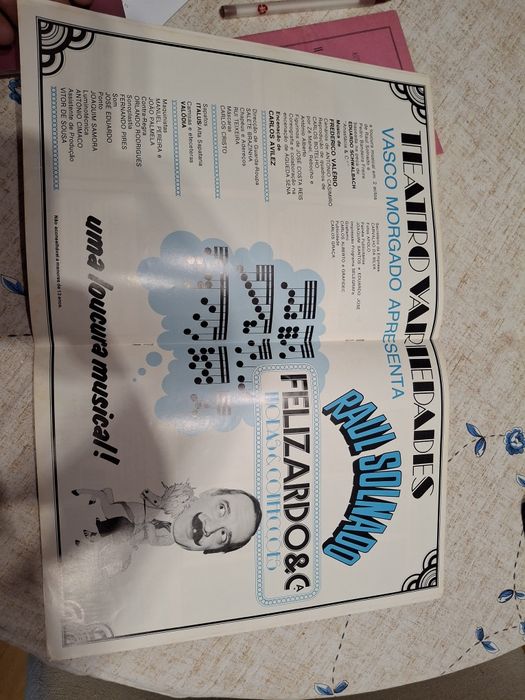 Teatro revista programa variedades Parque Mayer