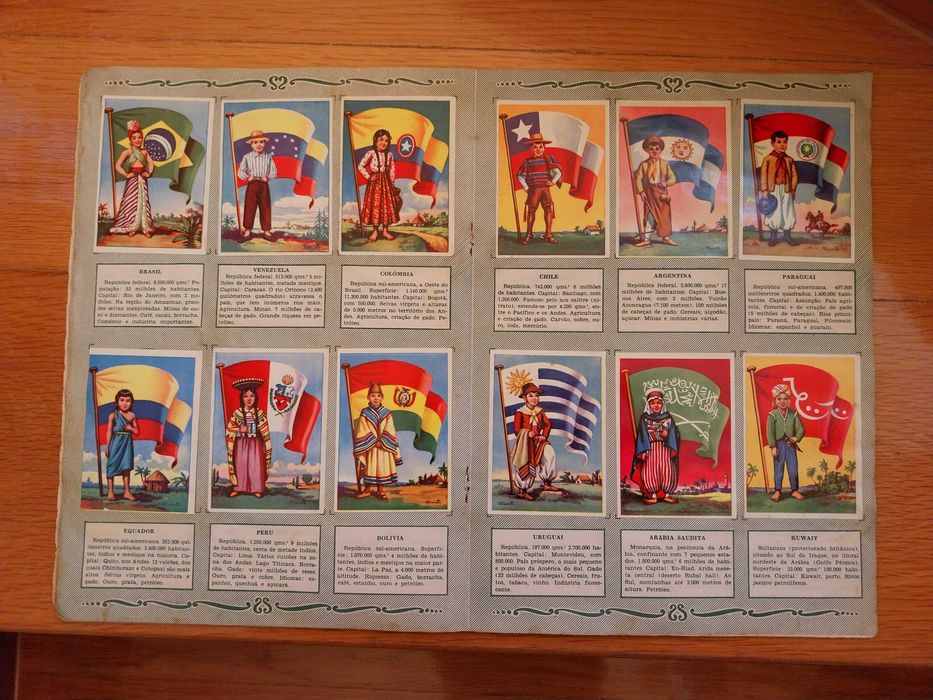 Caderneta Bandeiras do Universo