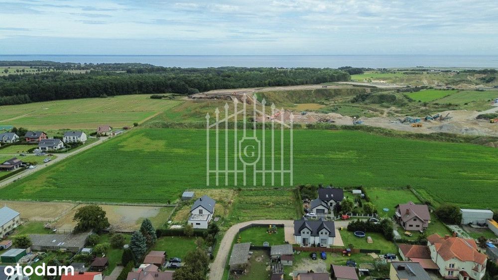 Mrzezino działka budowlana 2,5 km od plaży 1210 m²