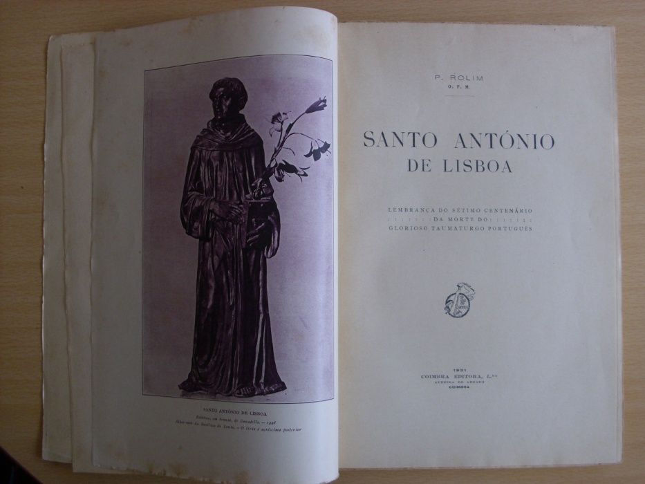 Raro - Santo António de Lisboa de P. Rolim O.F.M.