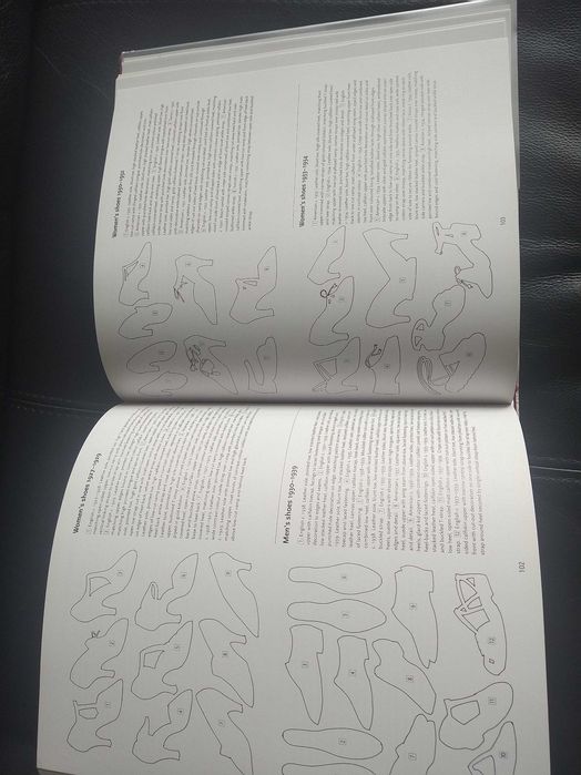 Moda sapatos. "Shoes" mais de 2.000 ilustrações. Livro de referência