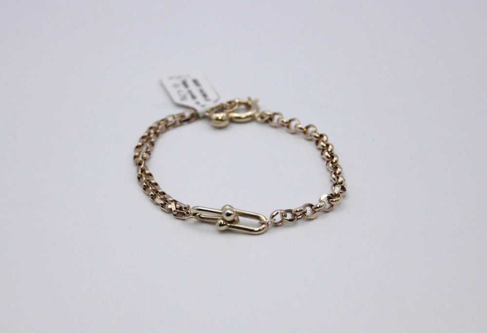 Piękna Nowa Złota Bransoletka P.585 W. 4,28G Nr.42 Rodła