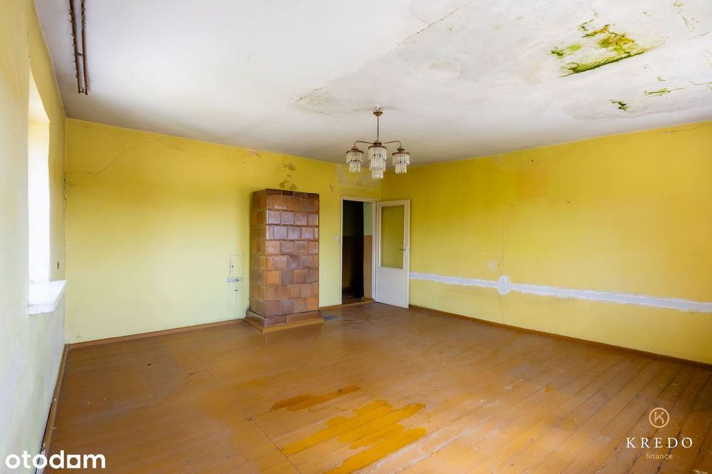 62,18 m² | 2 pokoje | Działka ok. 500 m² | Słupia, gm. Debrzno