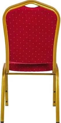 Krzesla  materialowe czerwone 1 szt