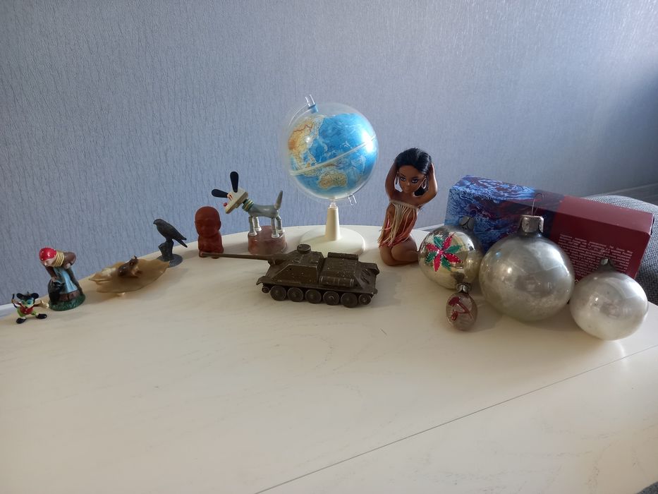 Детские и  Новогодние игрушки СССР Микки Маус Царевна-лягушка Баба Яга