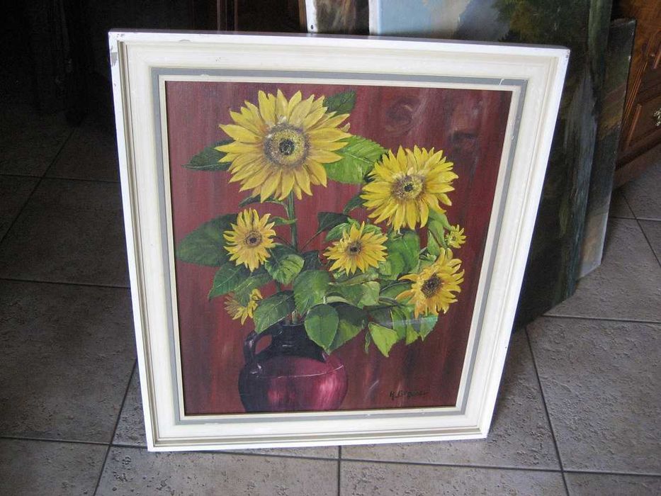 obraz  olejny  przedwojenny