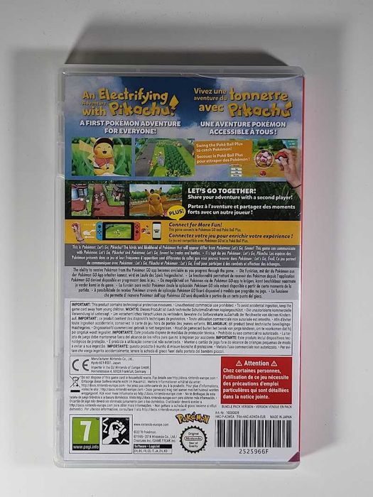 Pokemon Lets Go Pikachu + Pokeball Plus Pack / Nintendo Switch /Służew