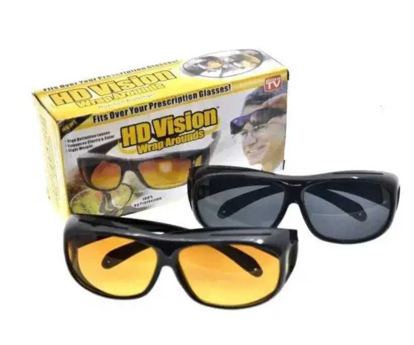 Антибликовые очки для водителя HD Vision 2 пары День + Ночь