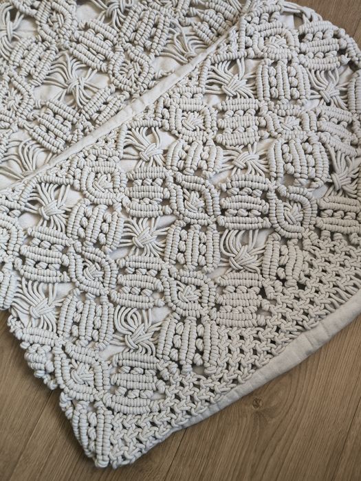 Dwie duże  poszewki na poduszki boho