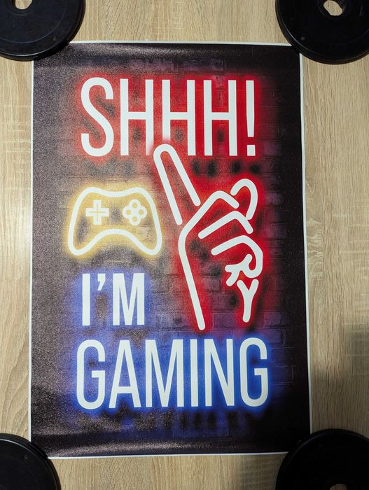 Картина на пвх для геймера, любителя компьютерных игр, 60*40 см.