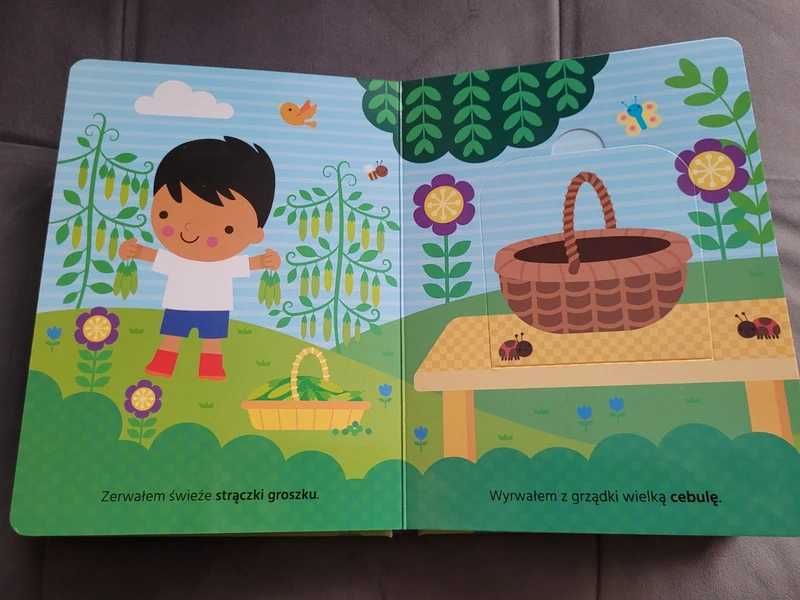 Nowa książeczka sensoryczna dla dzieci - montessori, Pachnący ogród