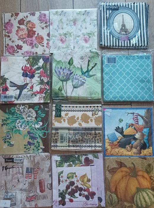 Колекція серветок для декупажу, творчості