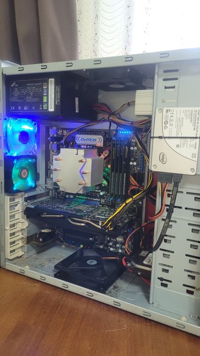 Системний блок xeon 3450 4/8 hd7870 2gb озу 16гб  ссд120 /500gb б.ж500