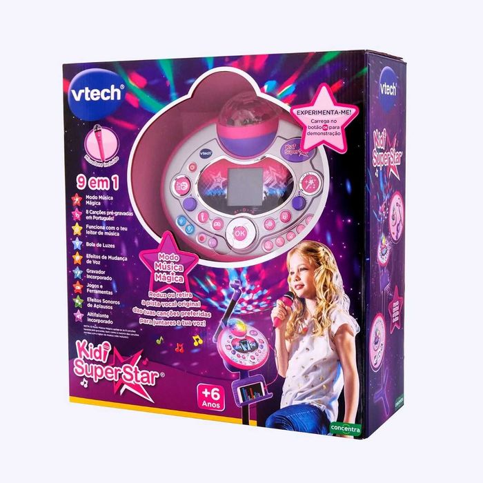 Мікрофон для караоке зі світловими ефектами VTech Kidi Superstar